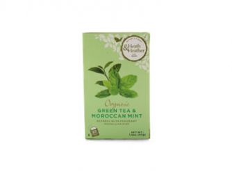 Heath & Heather Organic Green & Moroccan Mint Tea