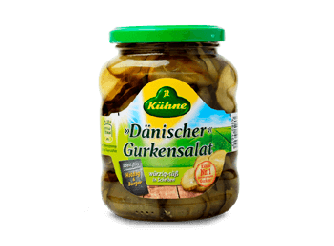 Kuhne Cucumber Salad Danish-Sliced Gherkins