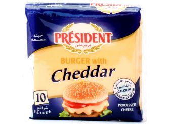 President Cheddar Cheese Slices