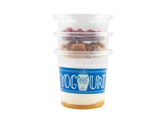 Gourmet Greek Yogurt with Honey, Muesli & Berries