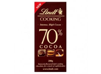 Lindt Cooking Dark Cooking Chocolate 70% Cocoa Intense