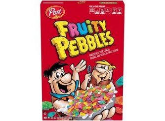 Post Fruity Pebbles Cereal