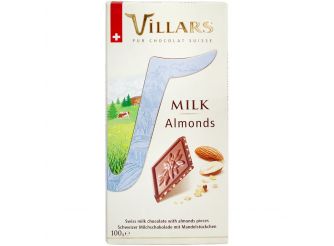 Villars Milk Chocolate with Almonds