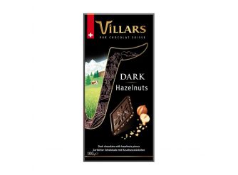 Villars Dark Chocolate with Hazelnuts