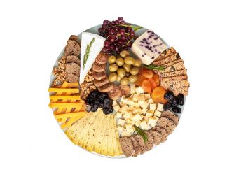 Cheese & Cold Cuts Round Platter - Medium