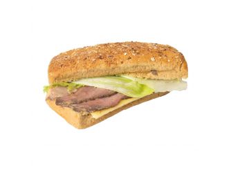 Gourmet Roast Beef & Cheddar Sandwich