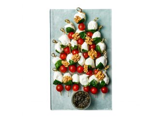 Gourmet Christmas Mini Buffalo Mozzarella, Cherry Tomatoes & Fresh Basil Small Platter