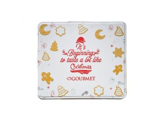 Gourmet White Christmas Tin (Speculoos Cookies)