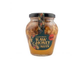 Gourmet Raw Honey with Nuts & Cinnamon