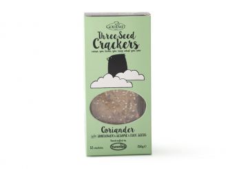 Gourmet Coriander & Three Seed Crackers