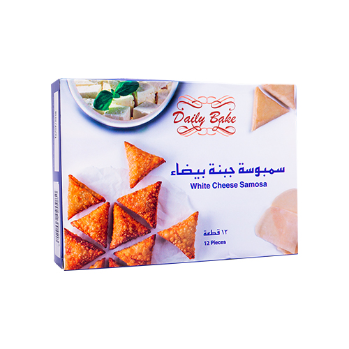 Daily Bake White Cheese Samosa - 12 Pc