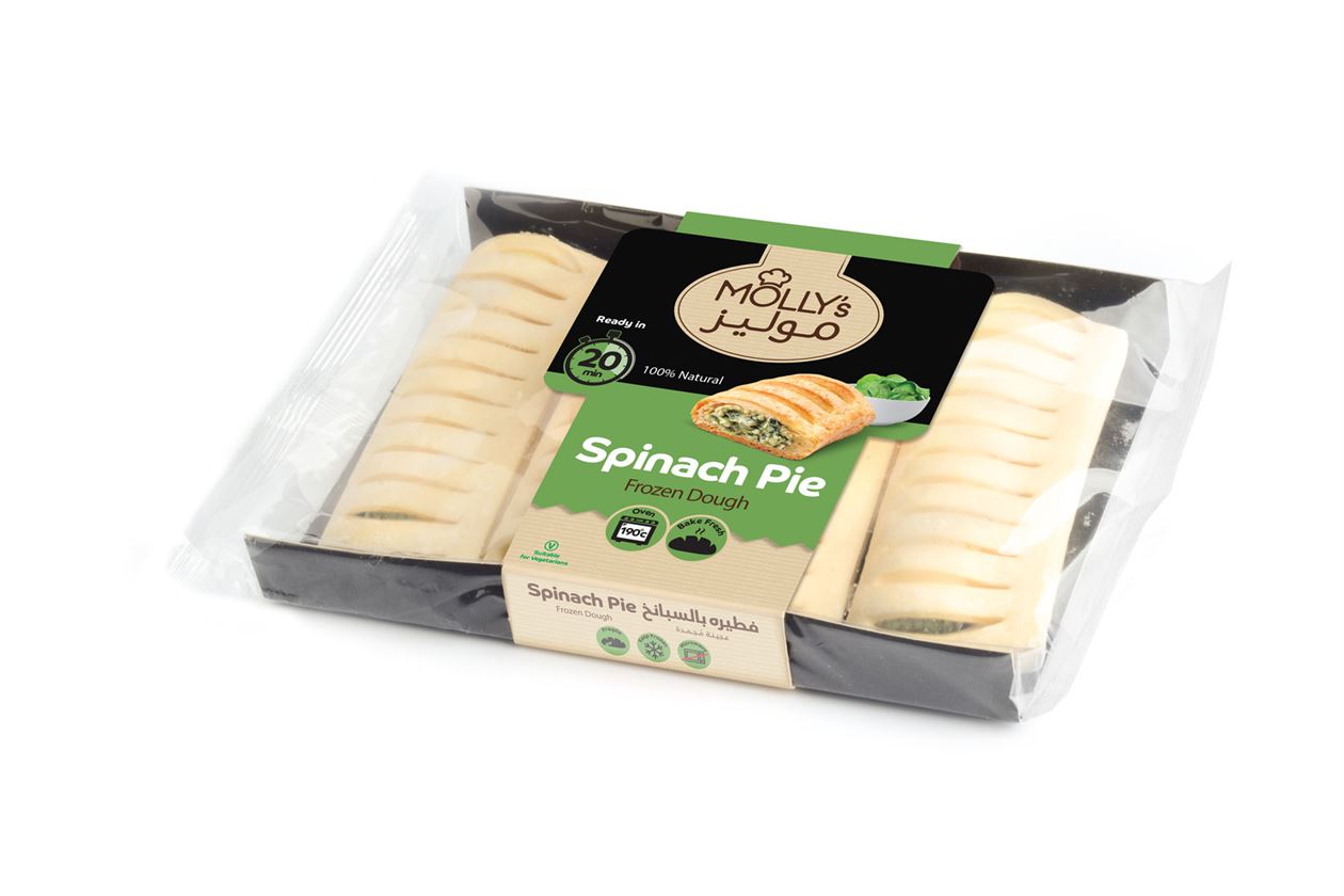 Mollys 4 Pc Spinach Pie - 400g