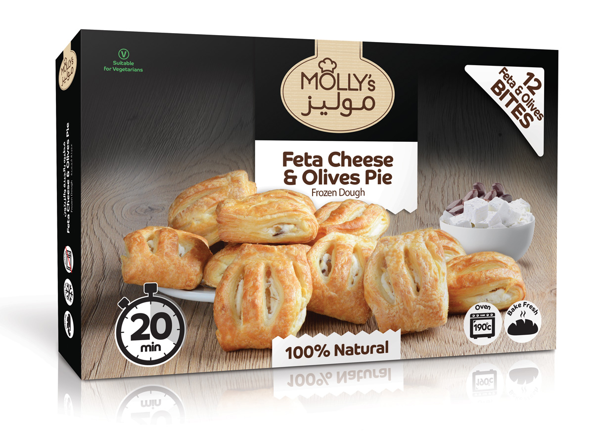 Mollys 12 Pc Feta C & Olv Pie - 360g