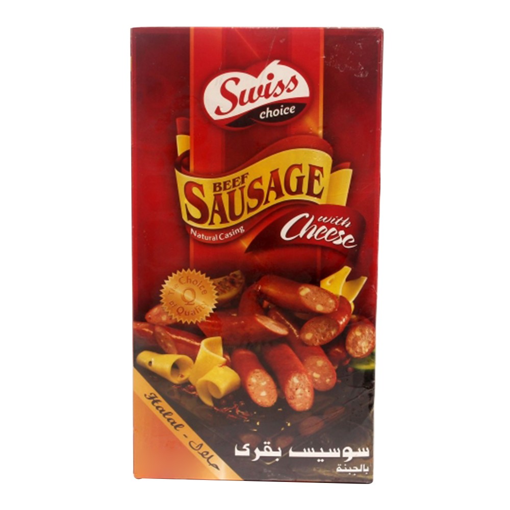 Swiss Choice Cheese Beef Sausage-400g