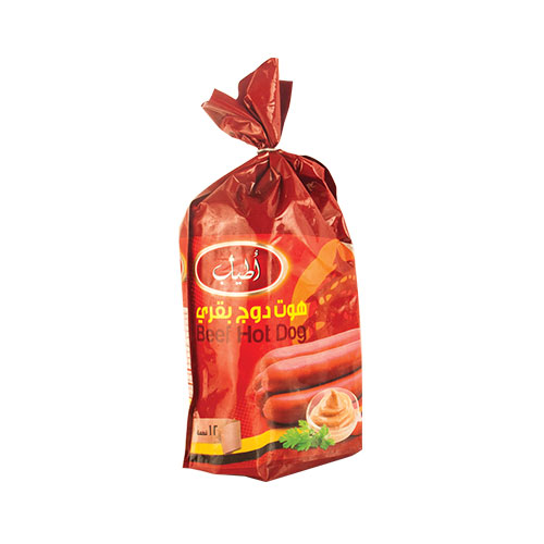 Atyab Beef Hot Dog 12Pcs - 1kg