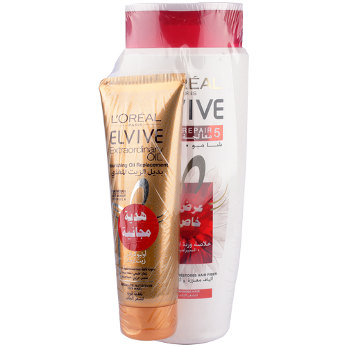 NPElvive ShamDamage Hair700ml+125m oil