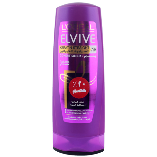 Np Elvive Cond.Keratin Hair 400Ml 20%