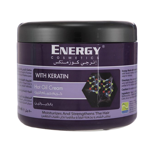 Energy Hot Oil Cream With Keratin 500 Ml