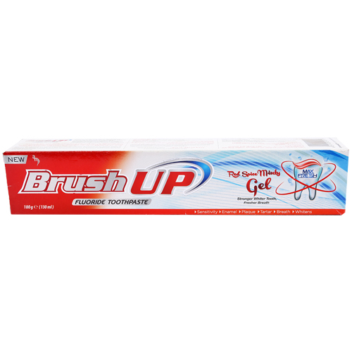 Brush-Up Red Fluoride Toothpaste - 180g