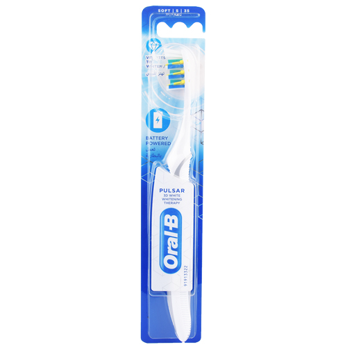 Oral-B Pulsar 3D B P S White Toothbrush