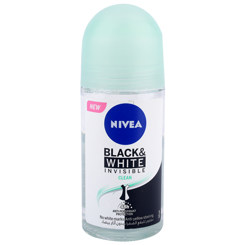 Nivea Ant. for B&W Clean Roll-On - 50ml