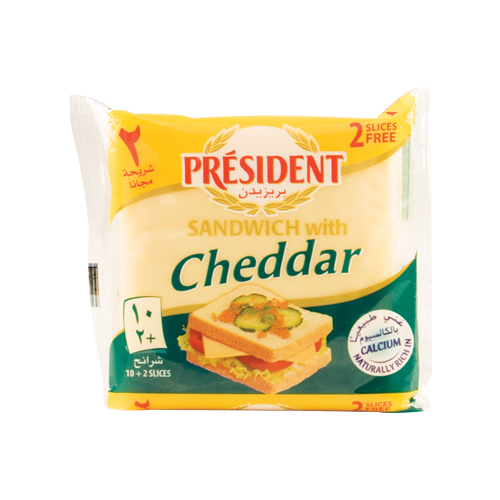 President Sandwich with Cheddar - 200g