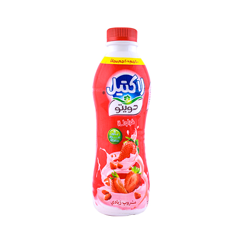 Lactel Duetto Strawberry Drink - 410g