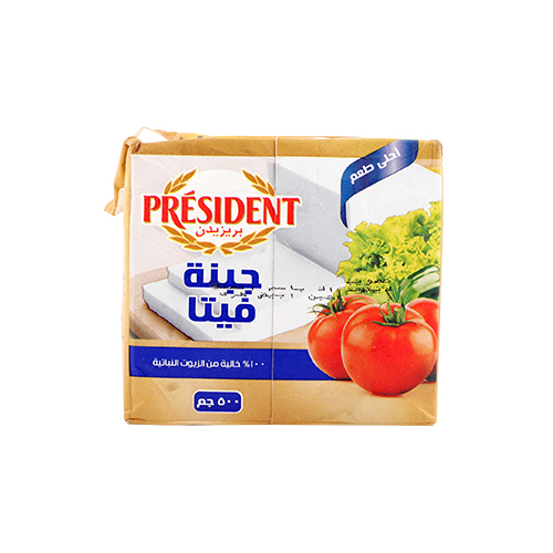 President Feta Cheese Tetra Pack - 500g