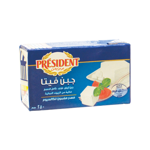 President Feta Cheese Tetra Pack - 250g