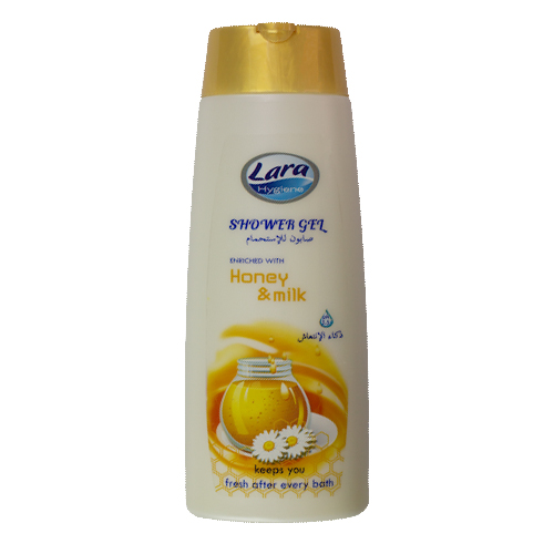 Larashower Gel Honey &Milk 400Ml