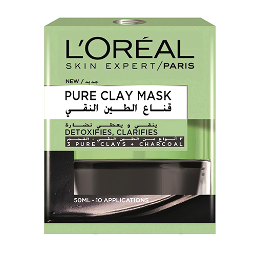 LOréal Pr Cly Charc. Face Mask - 50ml