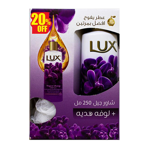 Lux Sg Magical Orchid 250 Ml+Louf S/O