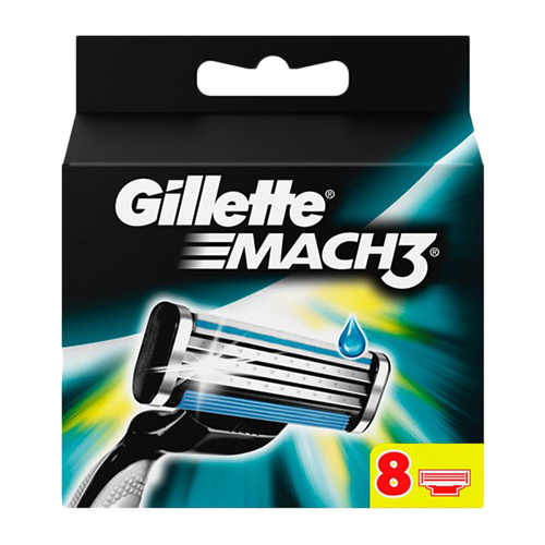 Gillette Mach3 Razor Blades - 8 Pc