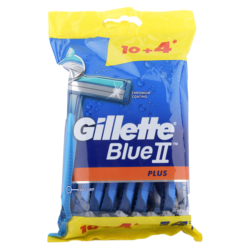 Gillette Blue II Plus Razors - 10+4 Pc