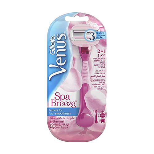 Gillette Venus Breeze Razor w/ 2 Blades