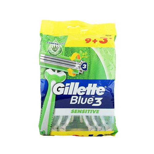 Gillette Blue3 Sensitive Razor - 9+3 Pc