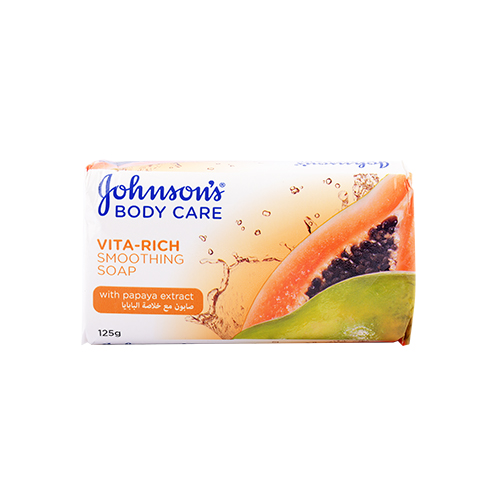 Johnsons Vita Rich Papaya E Soap - 125g