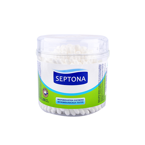 Septona Reg. Round Cotton Buds - 200 Pc