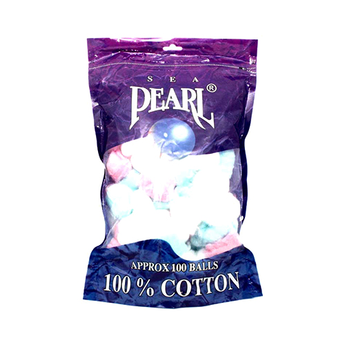 Sea Pearl Cotton Balls - 100 Pc