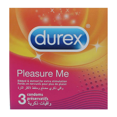 Durex Pleasure Me Condoms - 3 Pc