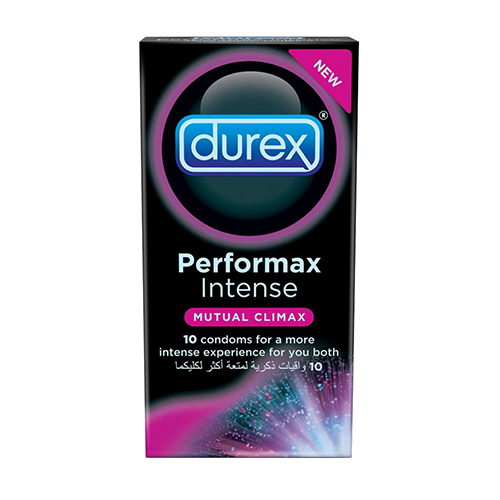 Durex Performax Intense Condoms - 10 Pc