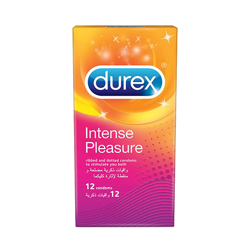 Durex Intense Pleasure Condoms - 12 Pc