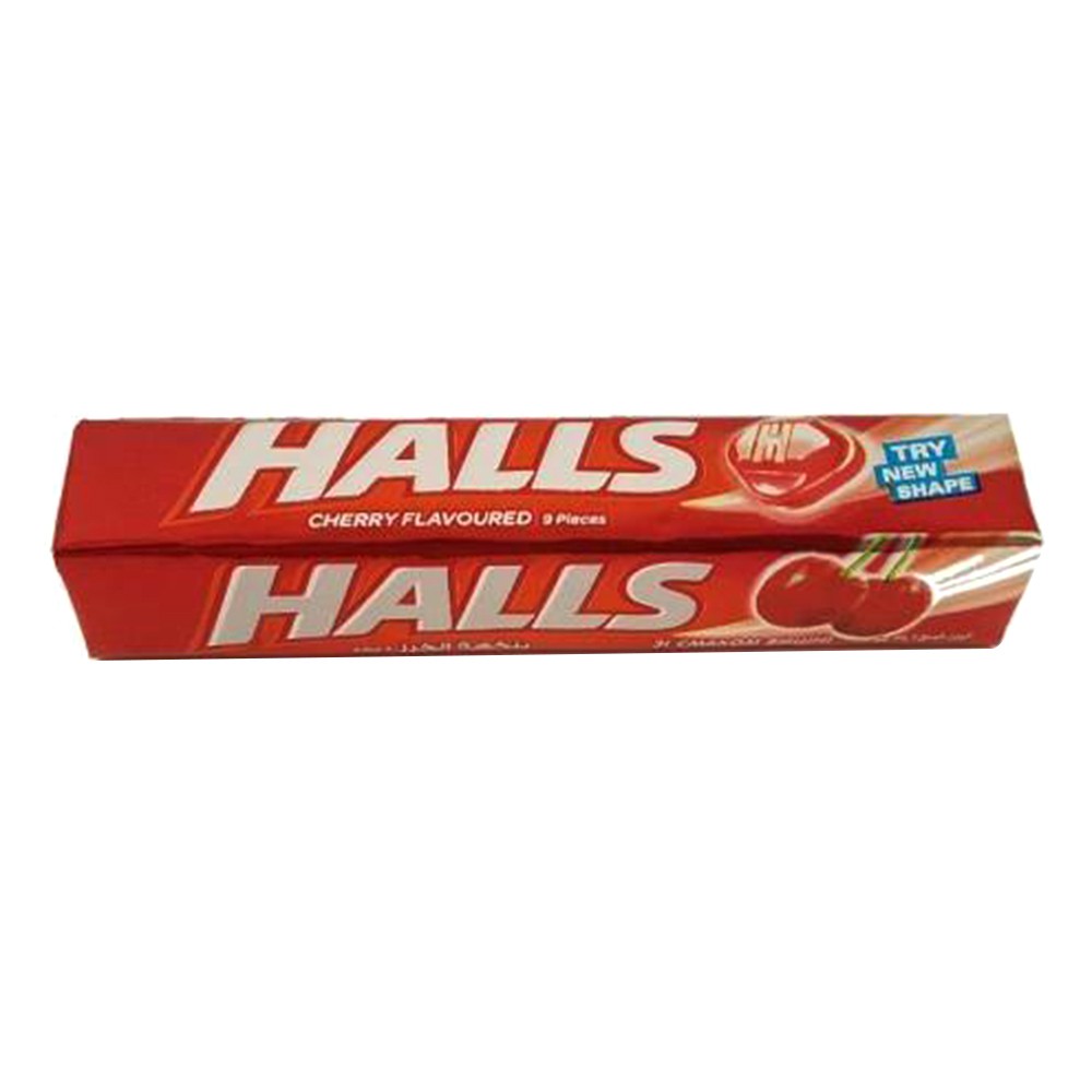 Halls Cherry Flavored - 8Pcs