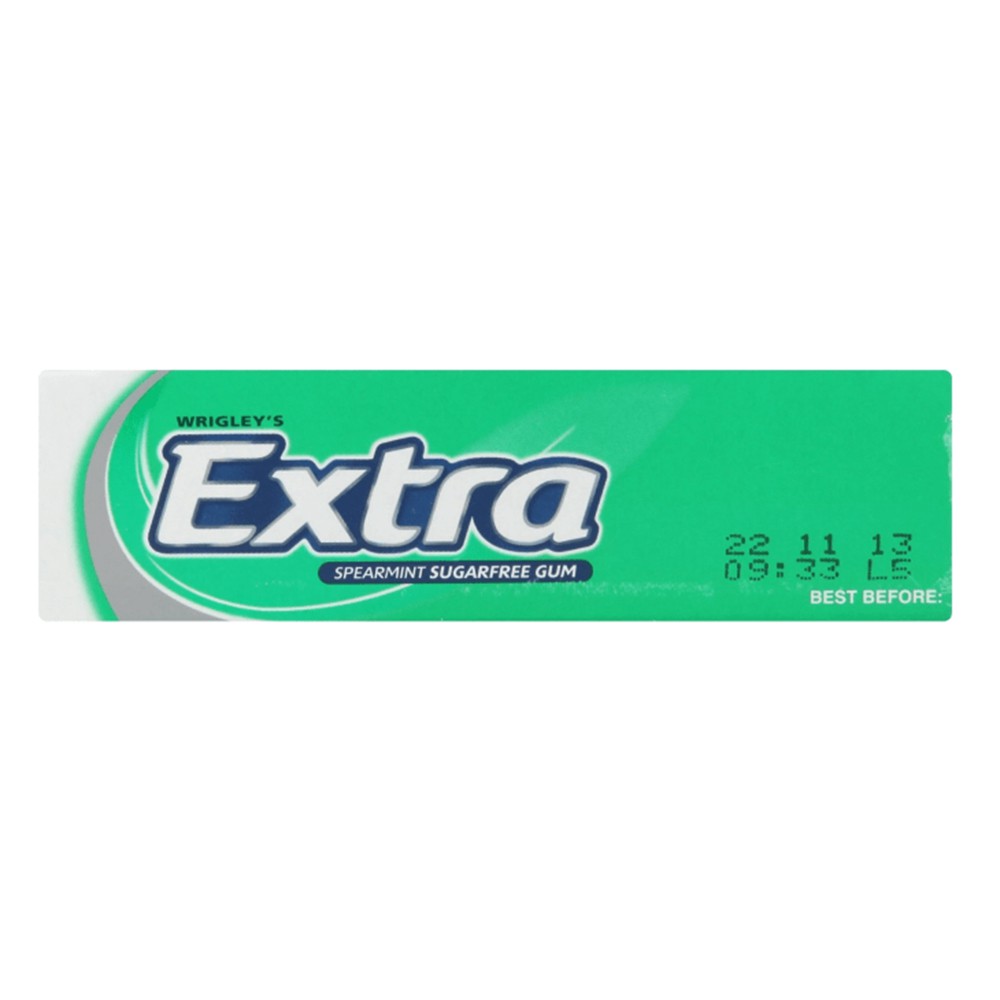 Wrigleys Extra Spearmint No Sugar 10Pc