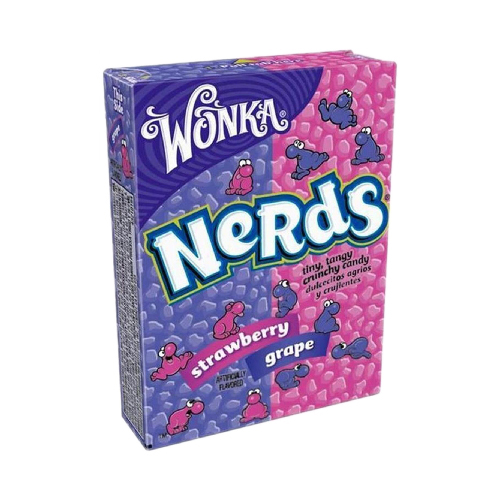 Wonka Nerds Grp & Str Candies - 46.7g