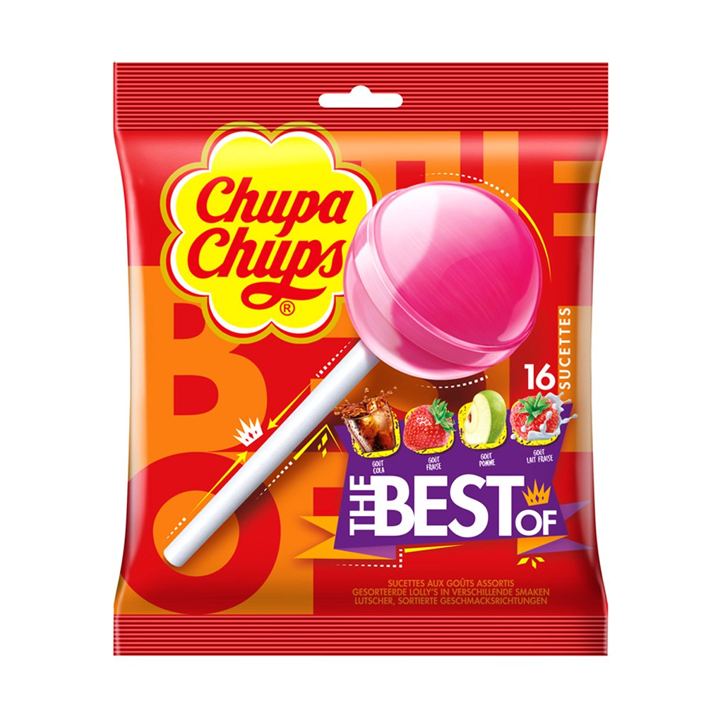 Chupa Chups Lollipops Assorted 120g