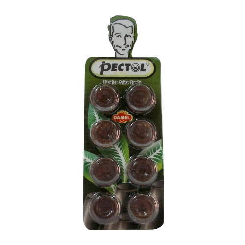 Pectol Fresh Licorice Anis Candy - 8 Pc