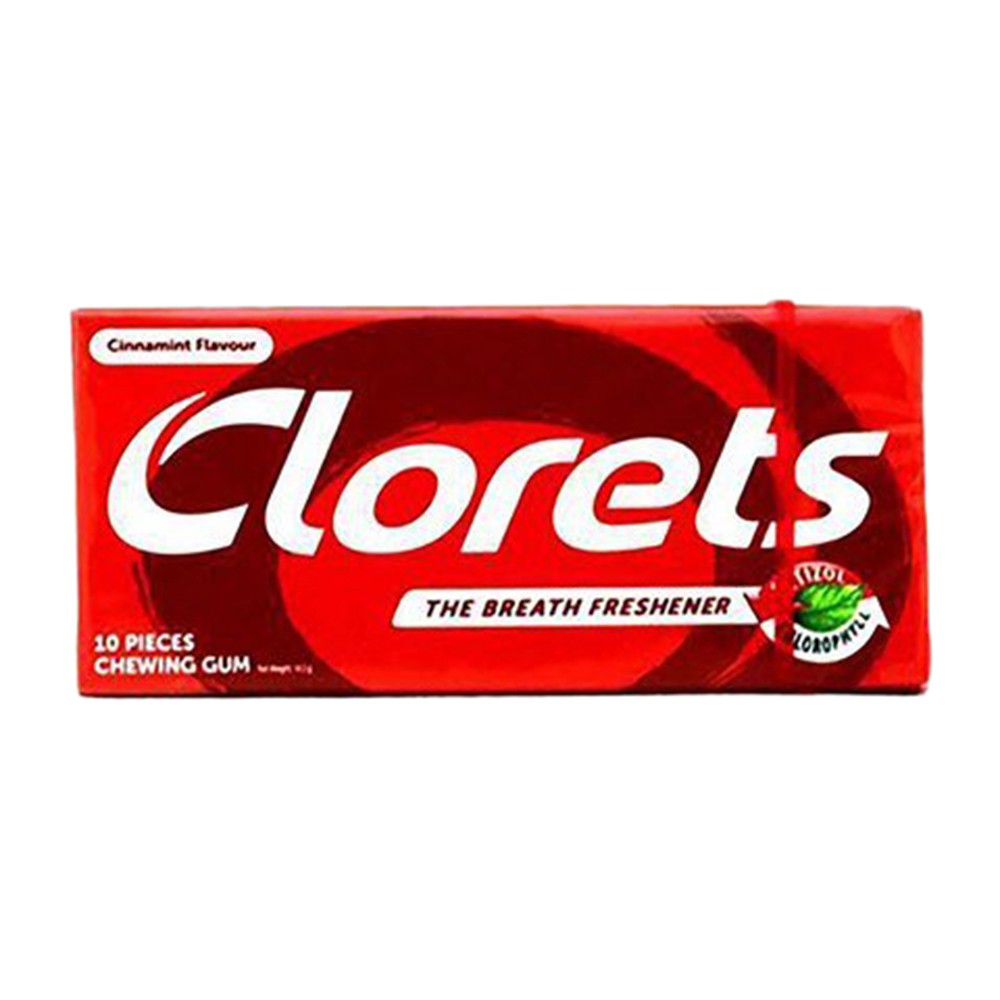 Clorets Gum Cinnamint Flavor 10Pc