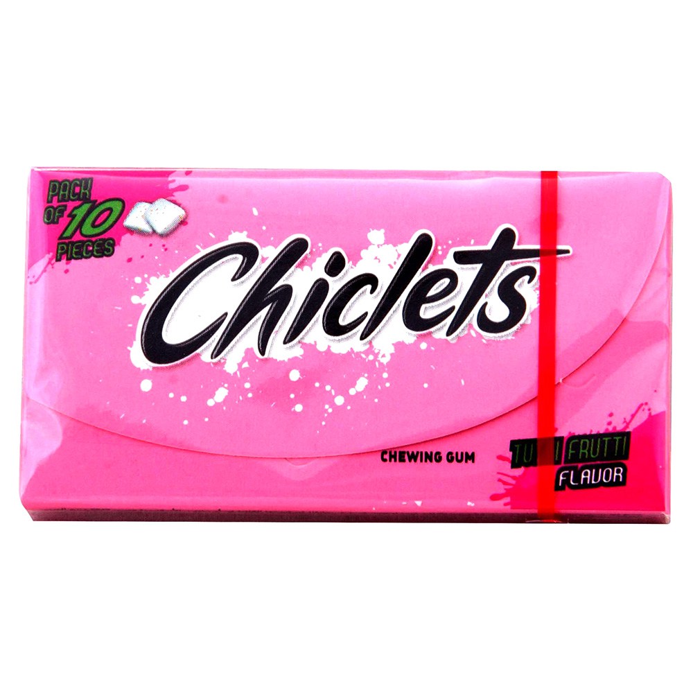 Chiclets Tutti Frutti Chwng Gum - 10Pcs