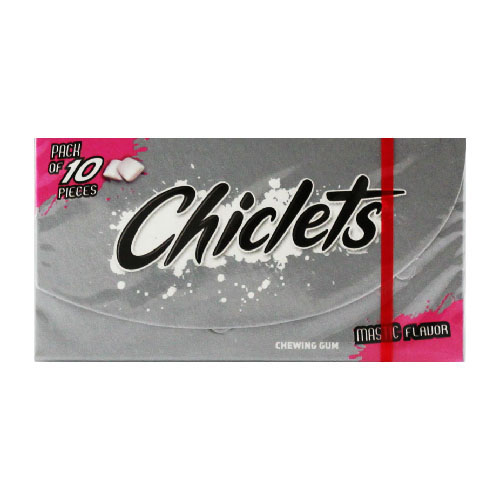 Chiclets Mastic Chewing Gum - 10 Pc